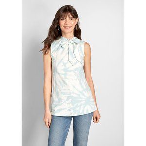 Modcloth | NWT Earned Adulation Tie-Neck Top